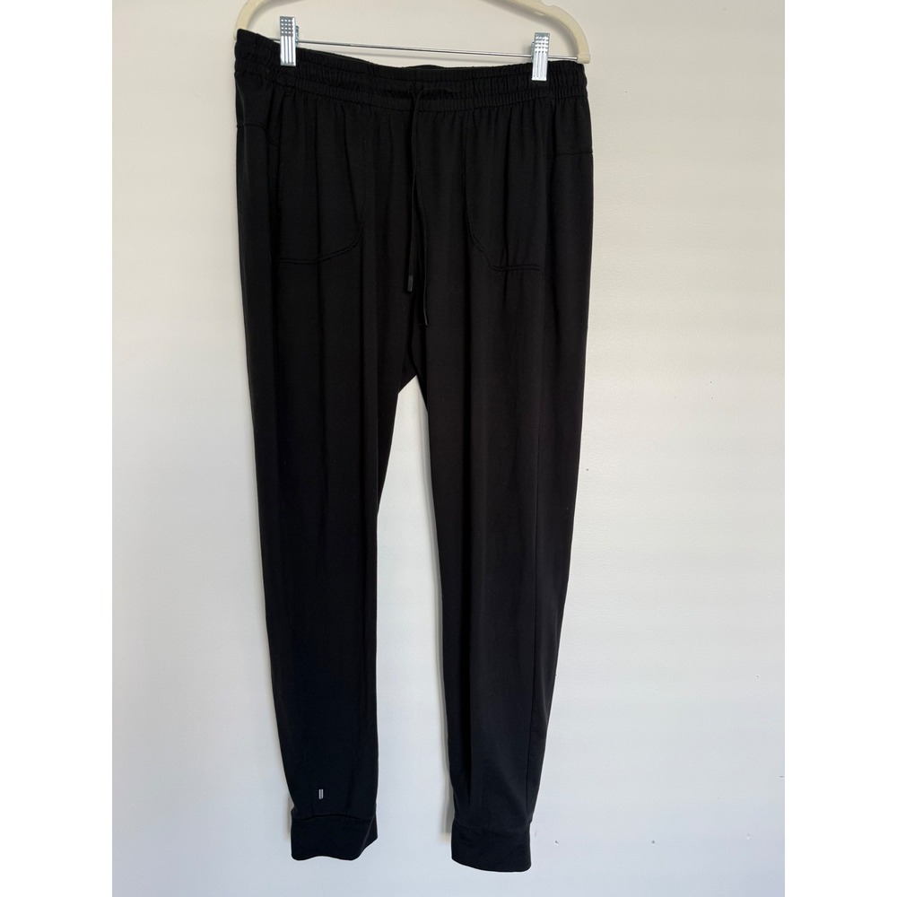 Nobull Mens Black Large Lightweight Jogger Athletic Sweatpants Gym Workout